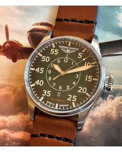 Bauhaus Aviation Flieger Automatik 42mm mit RIOS Fliegerband