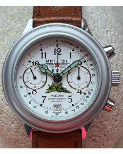 Poljot Chronograph MIG 31, unworn!