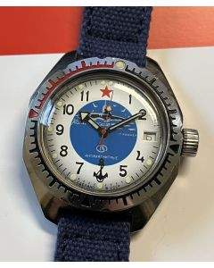 Vostok Maunal Winding submarine, CCCP, rare!