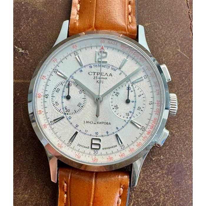 OF38CYMS OF38CYS Strela Chronograph Nr. 1254 Strela Officer OF38CYMS Poljot 3133 Poljot 24