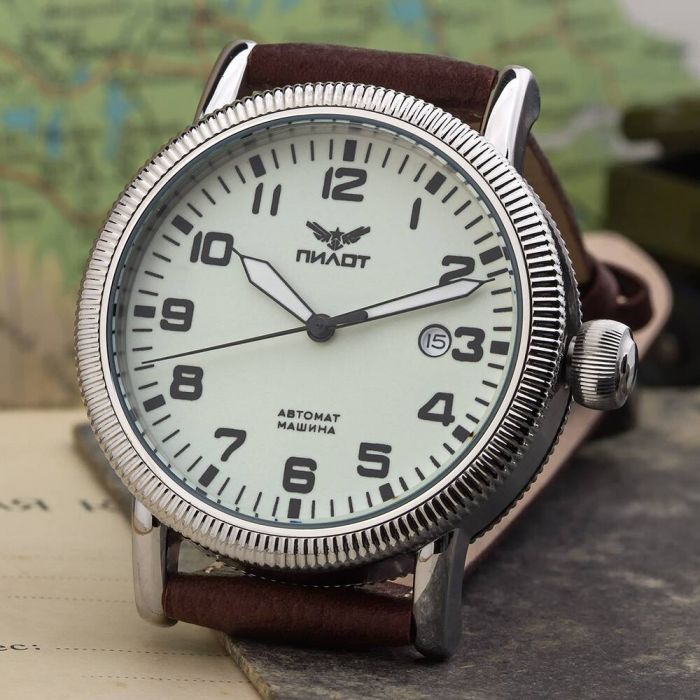 Pilot Automatik 43mm Miyota 8215 Kampfpilot B-Uhr | Poljot 24