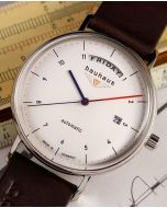 Bauhaus Automatic Day Date with additional RIOS1931 Inzell leather strap!